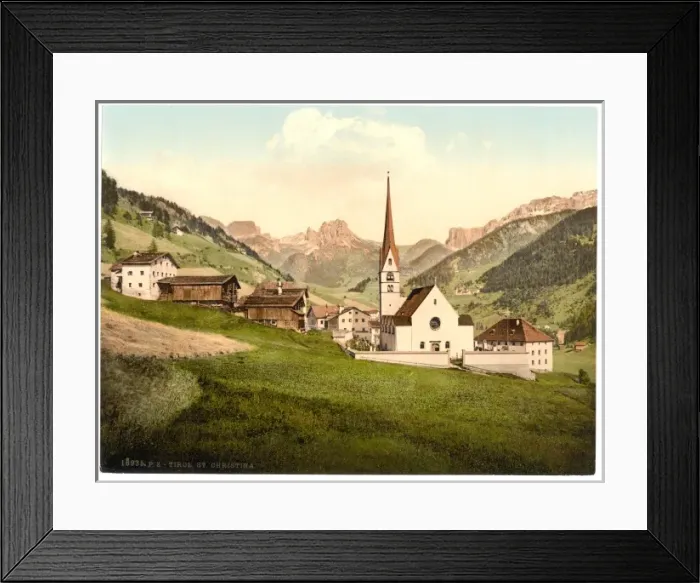 Framed Print : St. Christina, Tyrol, Austro-Hungary Framed Print : St. Christina, Tyrol, Austro-Hungary