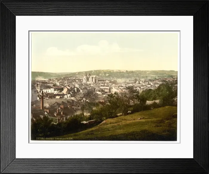 Framed Print : Truro, general view, Cornwall, England Framed Print : Truro, general view, Cornwall, England
