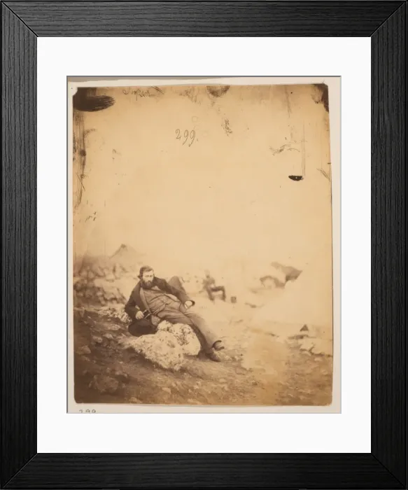 Framed Print : Mr. Simpson the artist