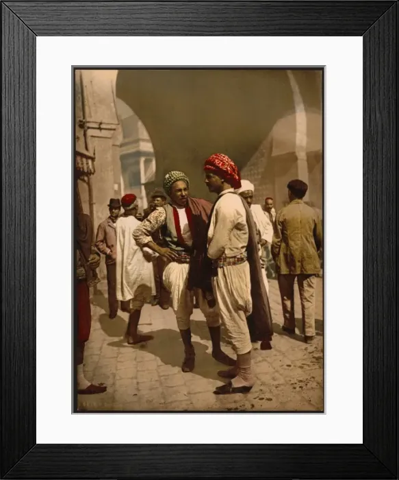 Framed Print : Types of Arabs, Tunis, Tunisia Framed Print : Types of Arabs, Tunis, Tunisia