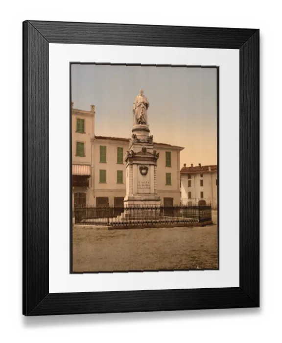 Framed Print : Como, Volta Monument, Lake Como, Italy Framed Print : Como, Volta Monument, Lake Como, Italy