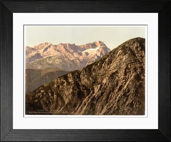 Framed Print : Wettersteingebirge from Krottenkopf, Upper Bavaria, Germany Framed Print : Wettersteingebirge from Krottenkopf, Upper Bavaria, Germany