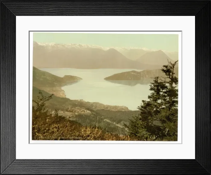 Framed Print : Panorama of Rigi Schilt and the Lake of Four Cantons, Rigi Framed Print : Panorama of Rigi Schilt and the Lake of Four Cantons, Rigi