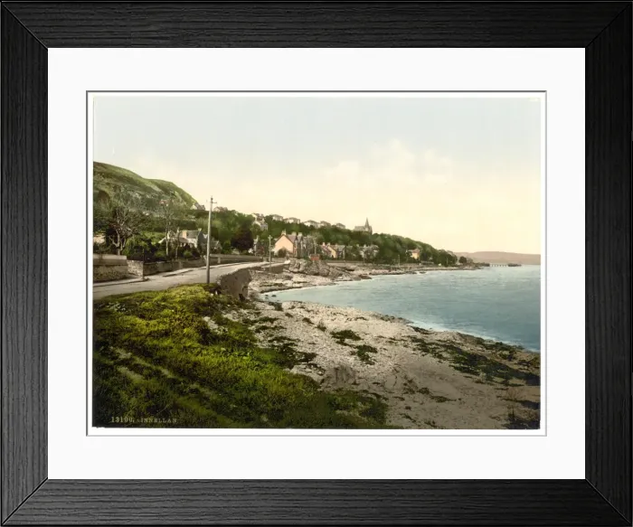 Framed Print : General view, Innellan, Scotland Framed Print : General view, Innellan, Scotland