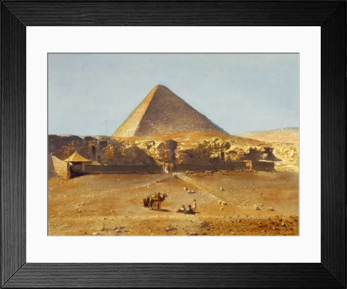 Framed Print : Pyramide de Cheops Framed Print : Pyramide de Cheops