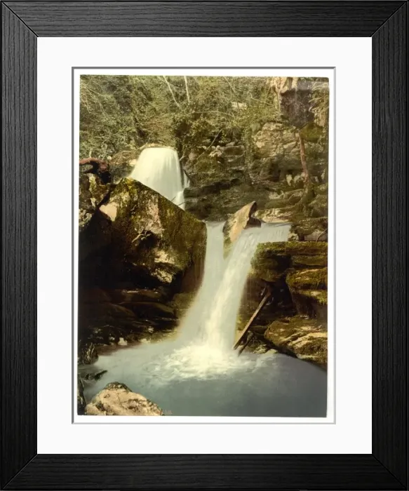 Framed Print : Glen Lyn. the upper falls, Lynton and Lynmouth, England Framed Print : Glen Lyn. the upper falls, Lynton and Lynmouth, England