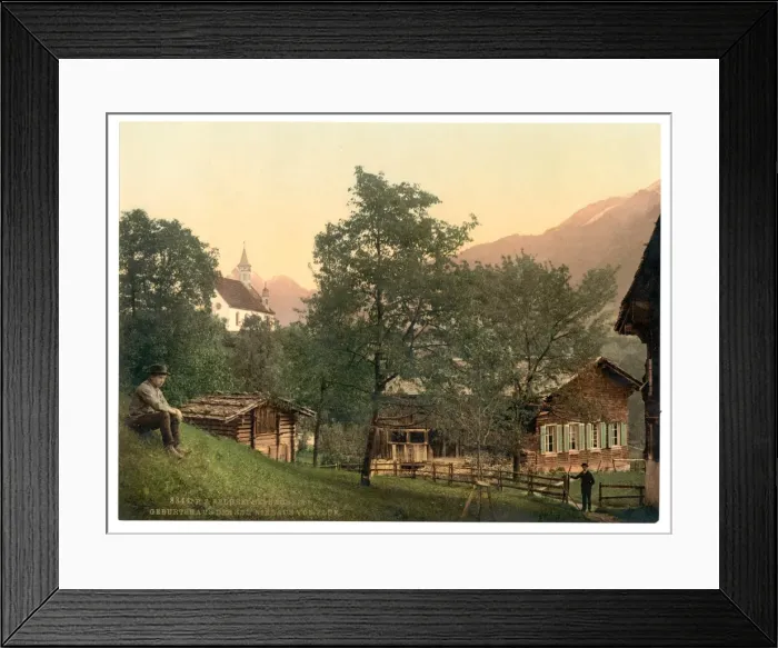 Framed Print : The birthplace of Nicholas von der Flueh, Sachseln, Unterwal Framed Print : The birthplace of Nicholas von der Flueh, Sachseln, Unterwal
