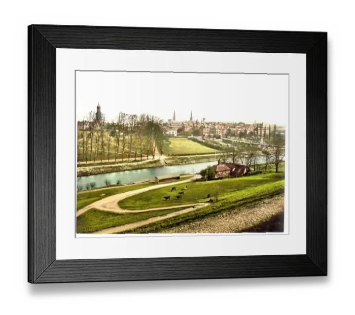 Framed Print : From the school, Shrewsbury, England