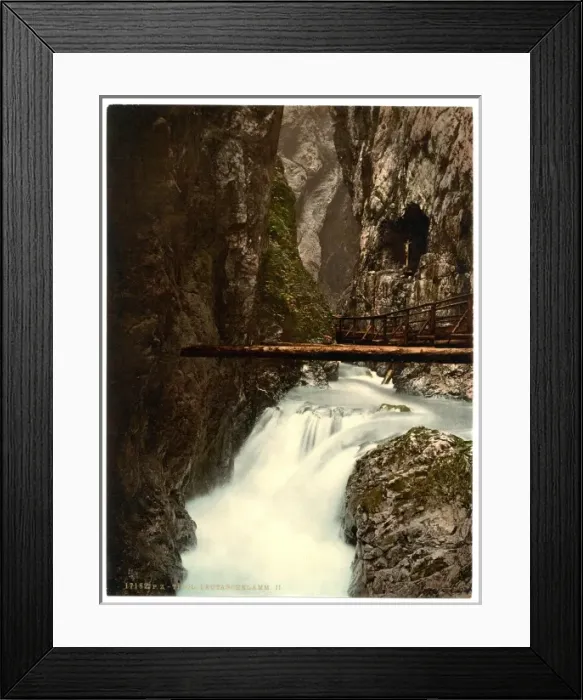 Framed Print : Leutaschklamm II, Upper Bavaria, Germany Framed Print : Leutaschklamm II, Upper Bavaria, Germany