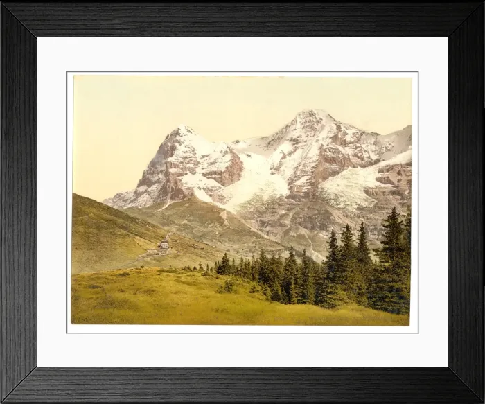 Framed Print : Wengern Alp, Monch and Eiger, Bernese Oberland, Switzerland Framed Print : Wengern Alp, Monch and Eiger, Bernese Oberland, Switzerland