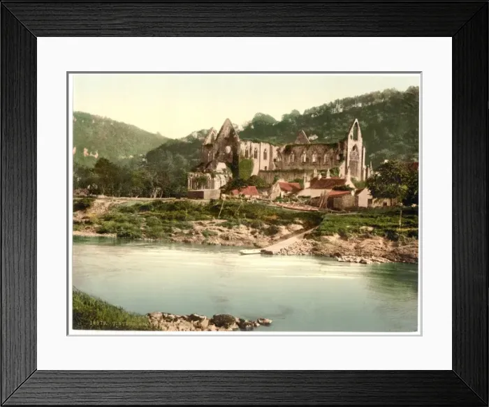 Framed Print : Abbey from the ferry, Tintern, England Framed Print : Abbey from the ferry, Tintern, England