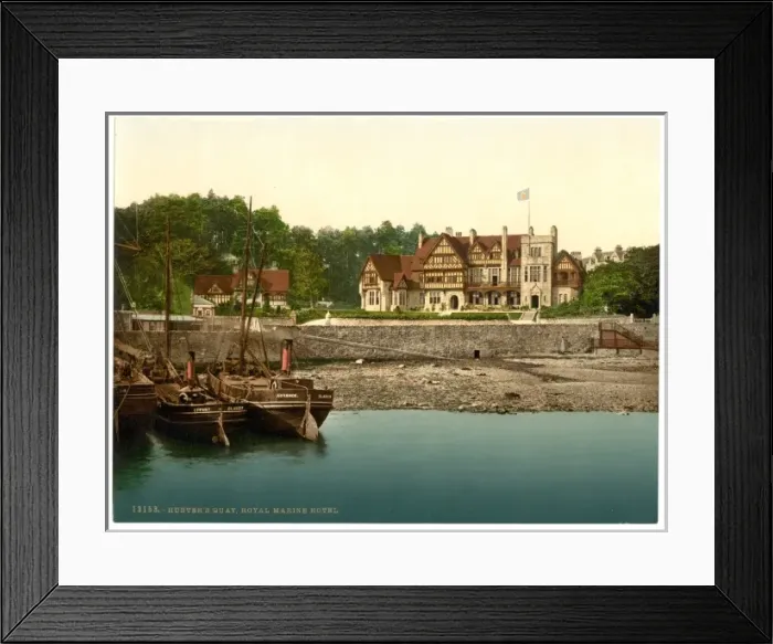 Framed Print : Royal Marine Hotel, Hunters Quay, Scotland Framed Print : Royal Marine Hotel, Hunters Quay, Scotland