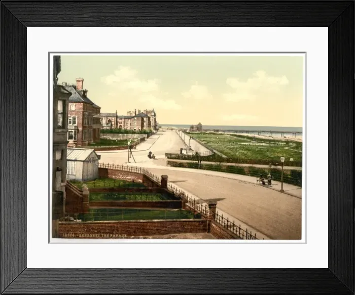 Framed Print : The parade, Skegness, England Framed Print : The parade, Skegness, England