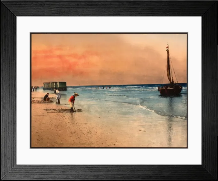 Framed Print : Damesbaden, Scheveningen, Holland Framed Print : Damesbaden, Scheveningen, Holland