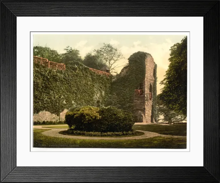 Framed Print : Abergravenny Castle, Abergravenny i. e. Abergavenny, England Framed Print : Abergravenny Castle, Abergravenny i. e. Abergavenny, England