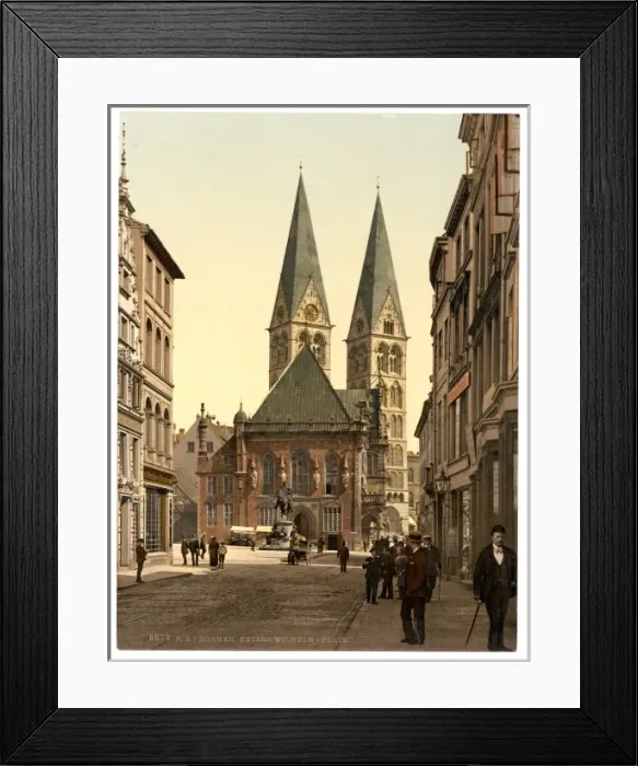 Framed Print : Emperor Williams Place, Bremen, Germany Framed Print : Emperor Williams Place, Bremen, Germany