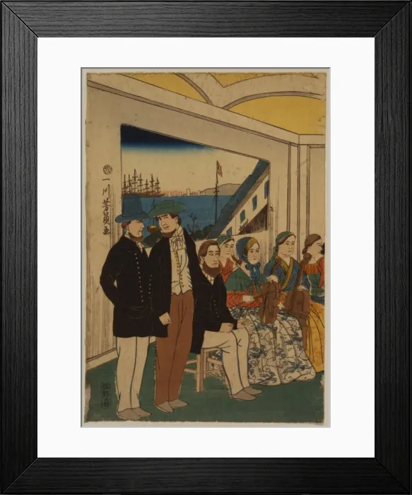 Framed Print : Foreigners enjoying themselves Framed Print : Foreigners enjoying themselves