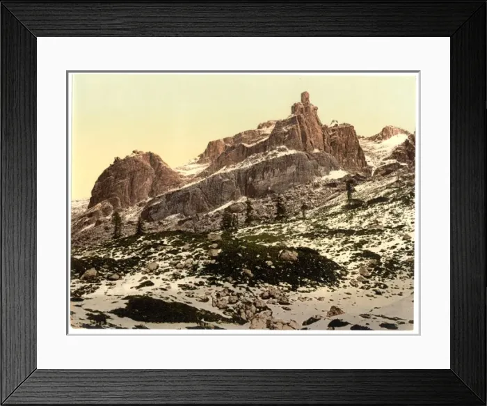 Framed Print : Ortler Group, Campanil Tuckett, Tyrol, Austro-Hungary Framed Print : Ortler Group, Campanil Tuckett, Tyrol, Austro-Hungary