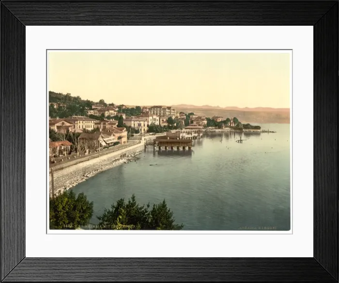 Framed Print : Abbazia, the Baths, Istria, Austro-Hungary Framed Print : Abbazia, the Baths, Istria, Austro-Hungary