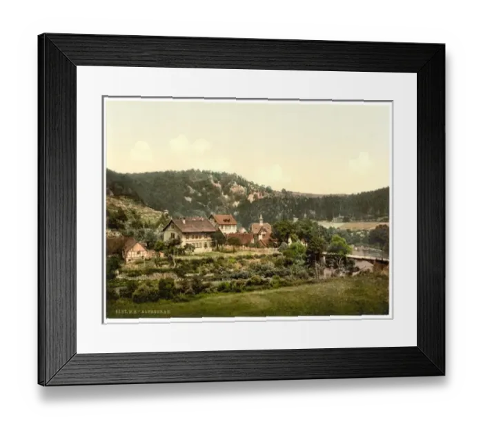 Framed Print : Altenbrak from the west, Hartz, Germany Framed Print : Altenbrak from the west, Hartz, Germany