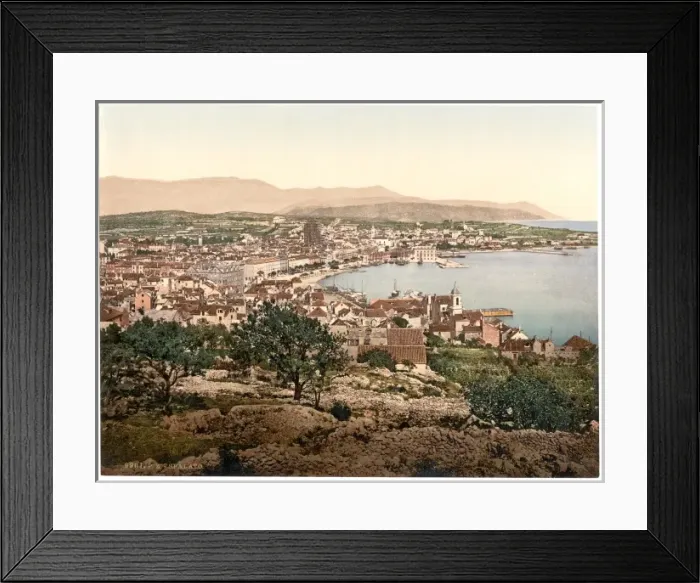 Framed Print : Spalato, general view, Dalmatia, Austro-Hungary Framed Print : Spalato, general view, Dalmatia, Austro-Hungary