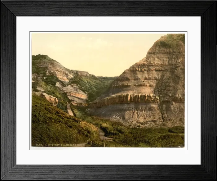 Framed Print : Blackgang Chine, Isle of Wight, England Framed Print : Blackgang Chine, Isle of Wight, England
