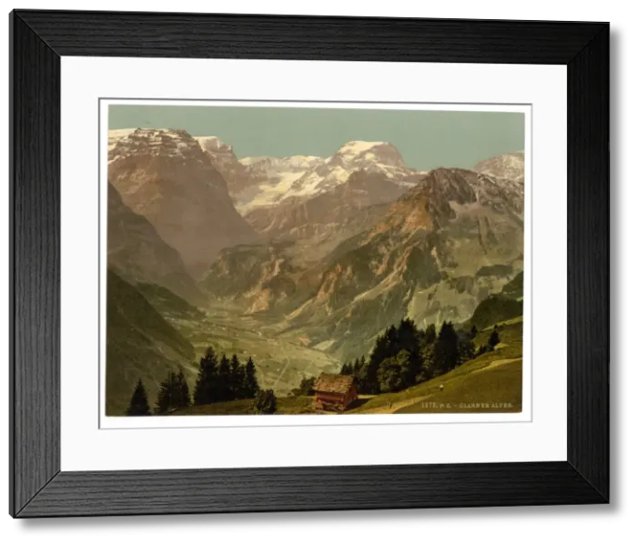 Framed Print : View of the Alps of Glarus (Selbsanft, Piz Urlu, Todi, etc. ) Framed Print : View of the Alps of Glarus (Selbsanft, Piz Urlu, Todi, etc. )