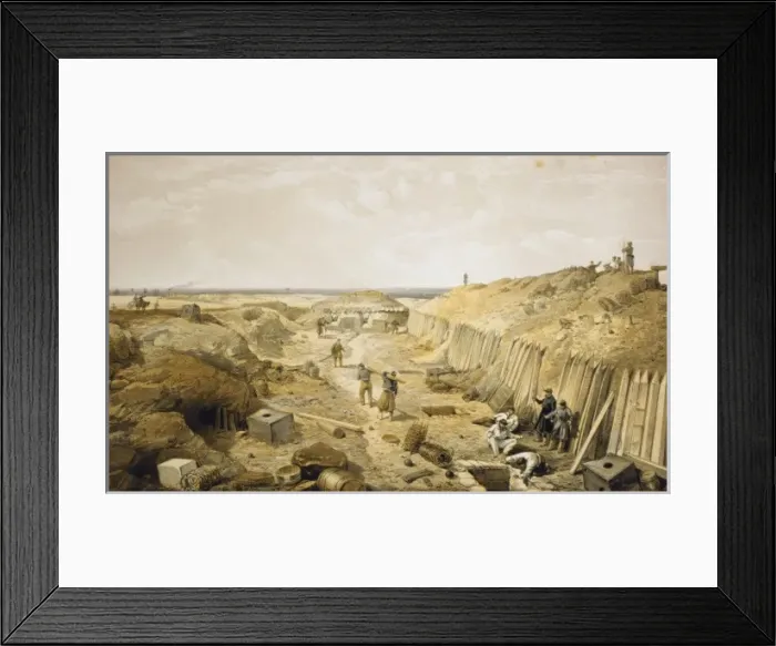 Framed Print : Ditch of the Bastion du Mat Framed Print : Ditch of the Bastion du Mat
