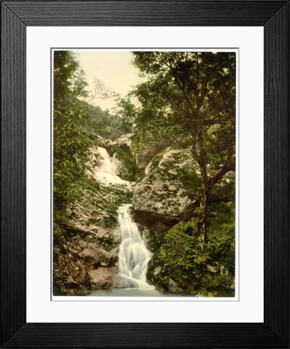 Framed Print : Fairy Glen Waterfall, Penmaenmawr, Wales Framed Print : Fairy Glen Waterfall, Penmaenmawr, Wales