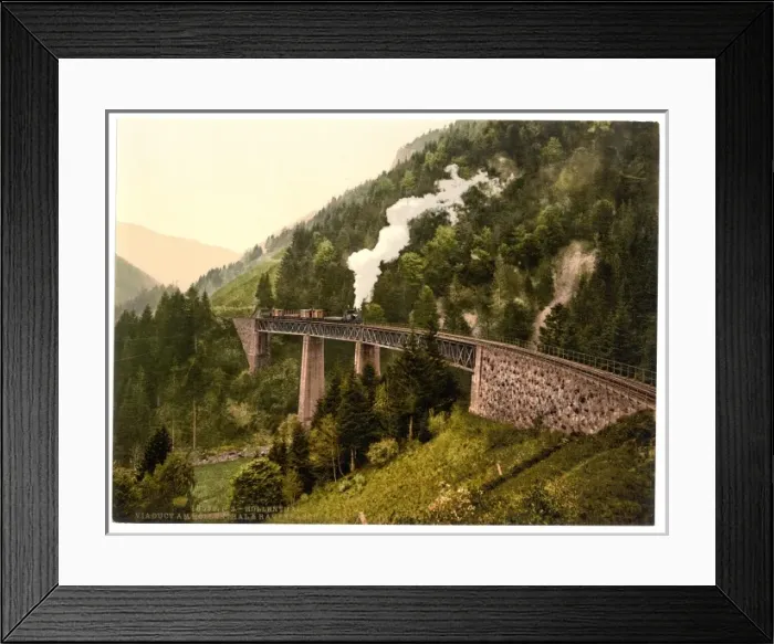 Framed Print : Viaduct and gorge, Hollenthal, Black Forest, Baden, Germany Framed Print : Viaduct and gorge, Hollenthal, Black Forest, Baden, Germany