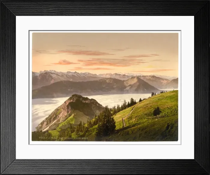 Framed Print : Rigi Scheidegg and Lake Lucerne, Rigi, Switzerland Framed Print : Rigi Scheidegg and Lake Lucerne, Rigi, Switzerland