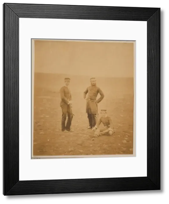 Framed Print : Major Daniels & officers Framed Print : Major Daniels & officers