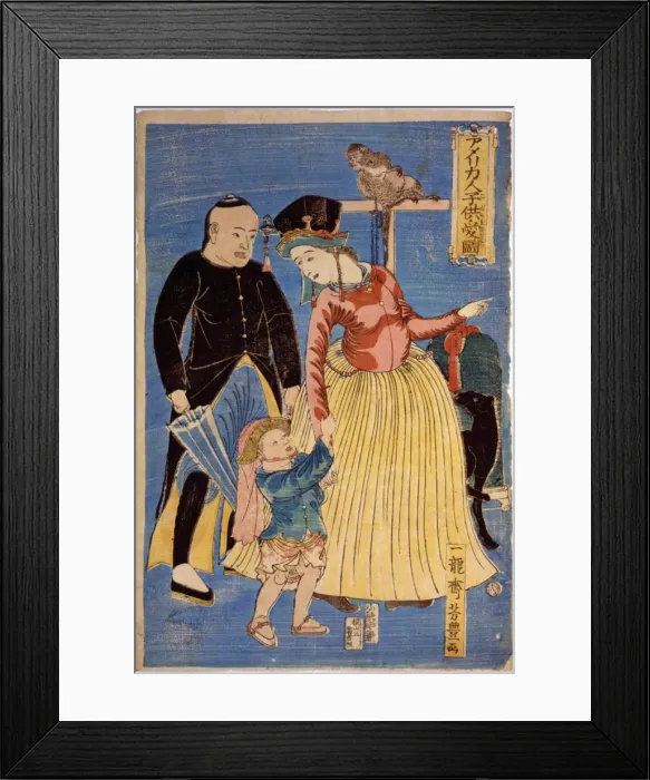 Framed Print : Picture of Americans love for children Framed Print : Picture of Americans love for children