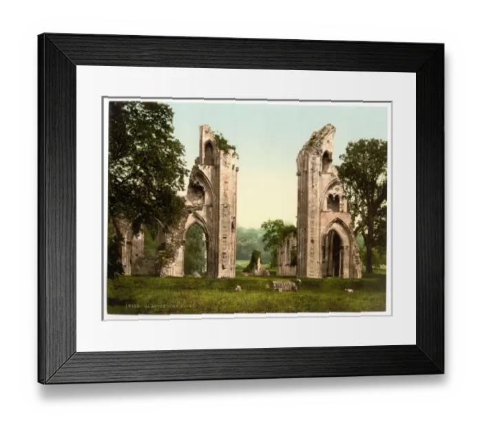 Framed Print : Abbey, Glastonbury, England Framed Print : Abbey, Glastonbury, England