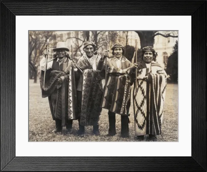 Framed Print : Pueblos bring first protest since Lincoln Framed Print : Pueblos bring first protest since Lincoln