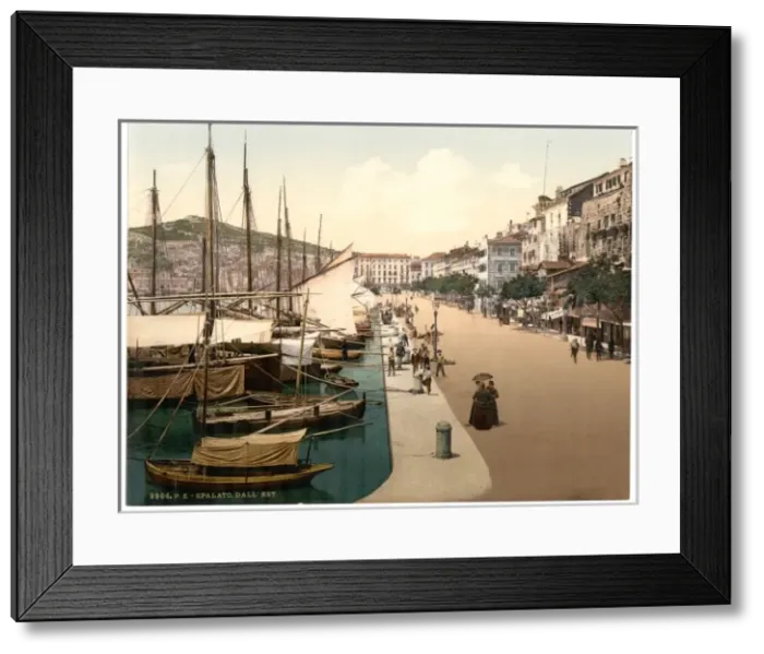 Framed Print : Spalato, from the east, Dalmatia, Austro-Hungary Framed Print : Spalato, from the east, Dalmatia, Austro-Hungary