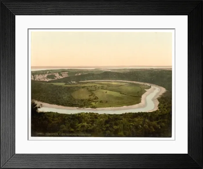 Framed Print : View from the Wyndcliffs, Chepstow, England Framed Print : View from the Wyndcliffs, Chepstow, England