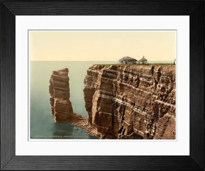 Framed Print : The Hengst, North Point, Helgoland, Germany Framed Print : The Hengst, North Point, Helgoland, Germany