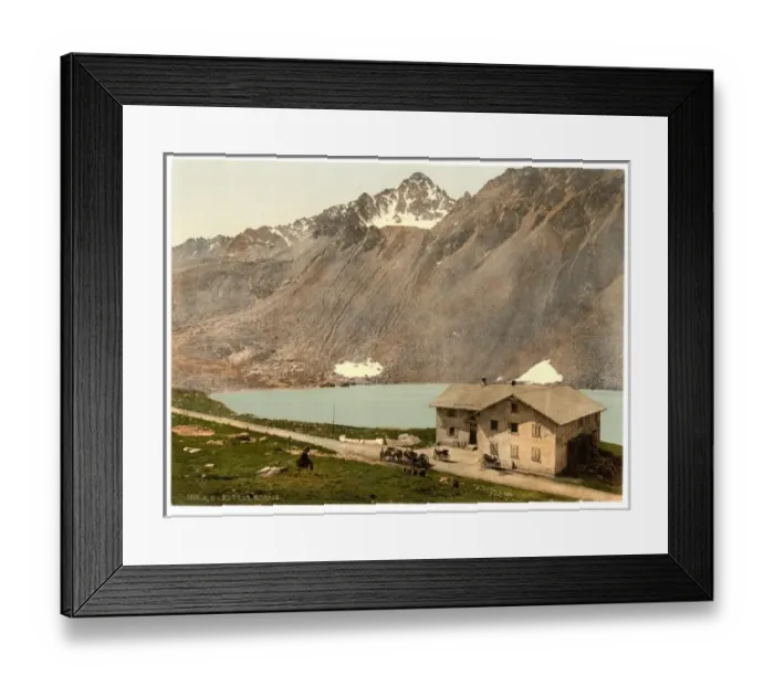 Framed Print : Lower Engadine, Fluela Hospice, Grisons, Switzerland Framed Print : Lower Engadine, Fluela Hospice, Grisons, Switzerland