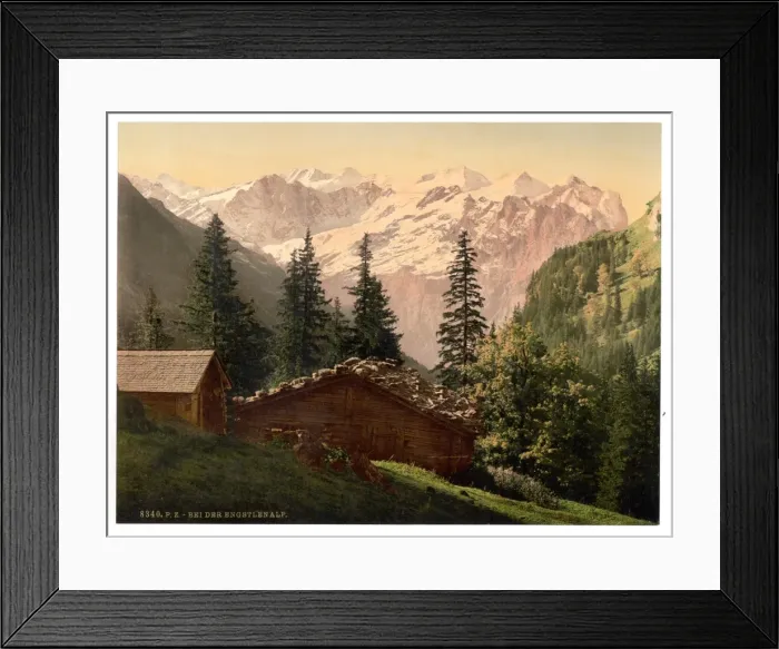 Framed Print : Engstlenalp (a near view), Unterwald, Switzerland Framed Print : Engstlenalp (a near view), Unterwald, Switzerland
