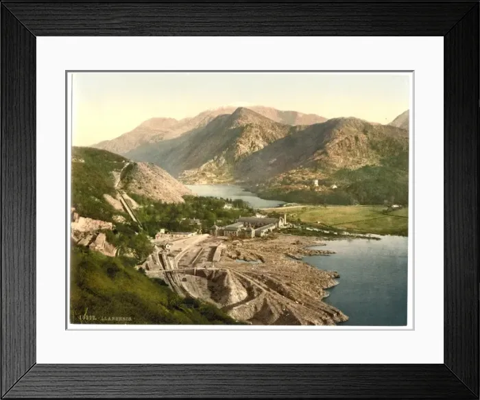 Framed Print : General view, Llanberis, Wales Framed Print : General view, Llanberis, Wales