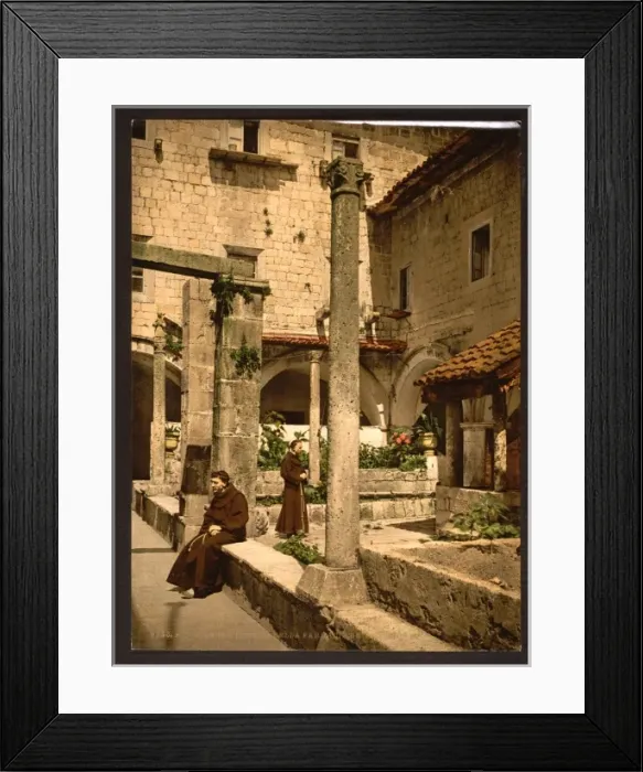 Framed Print : Cortile della farmacia de Franciscani, Ragusa, Sicily, Italy Framed Print : Cortile della farmacia de Franciscani, Ragusa, Sicily, Italy
