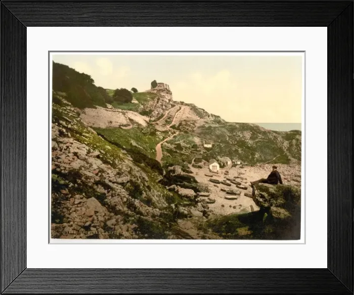 Framed Print : Rufus Castle, I. Portland, England Framed Print : Rufus Castle, I. Portland, England