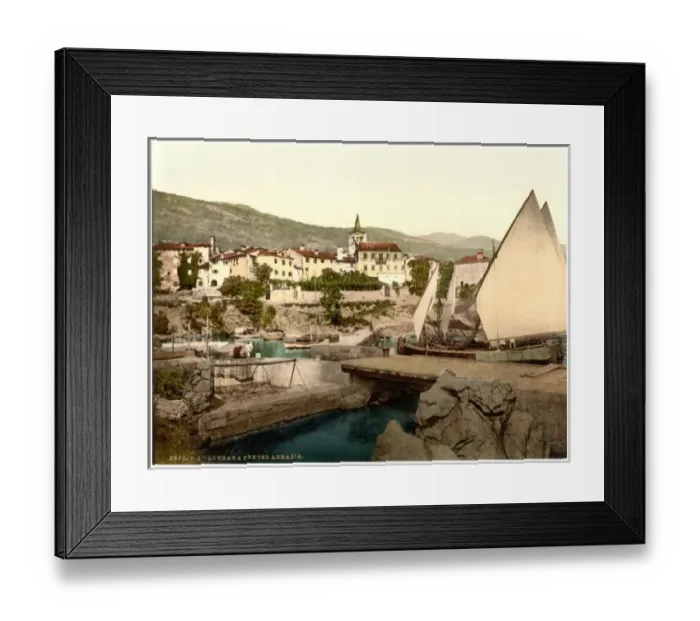 Framed Print : Abbazia, Lovrana near Abbazia, Istria, Austro-Hungary Framed Print : Abbazia, Lovrana near Abbazia, Istria, Austro-Hungary