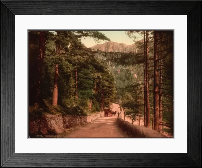 Framed Print : View I, Aberglaslyn Pass, Wales Framed Print : View I, Aberglaslyn Pass, Wales