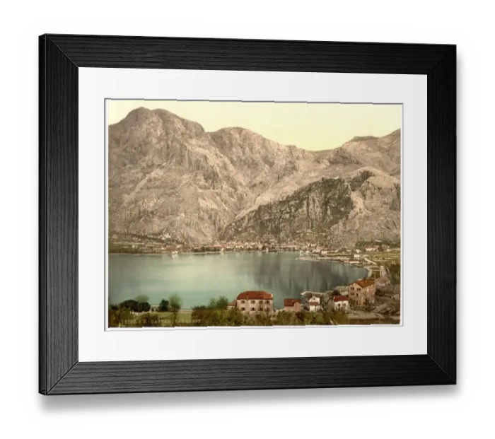 Framed Print : Cattaro, from the West, Dalmatia, Austro-Hungary Framed Print : Cattaro, from the West, Dalmatia, Austro-Hungary
