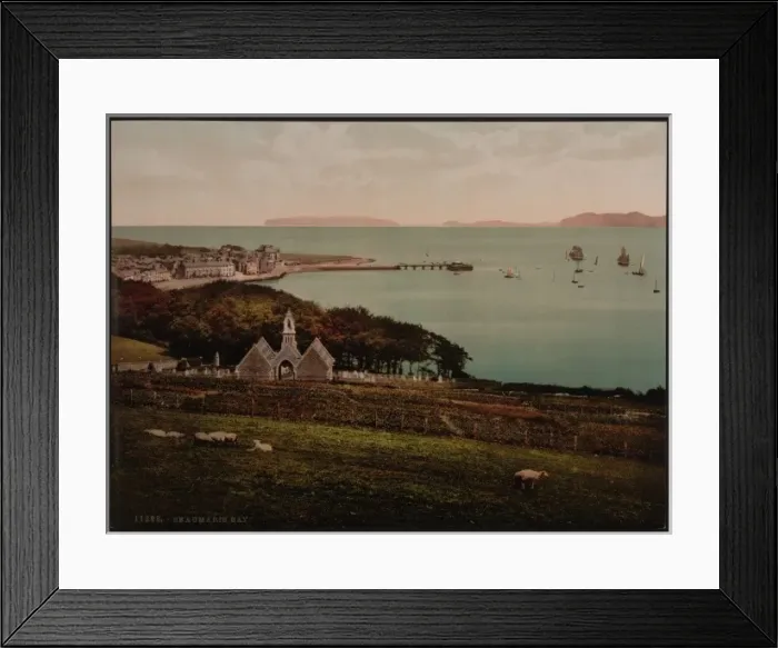 Framed Print : Beaumaris Bay, Beaumaris Castle, Wales Framed Print : Beaumaris Bay, Beaumaris Castle, Wales