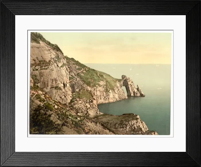 Framed Print : Natural Arch, Torquay, England Framed Print : Natural Arch, Torquay, England