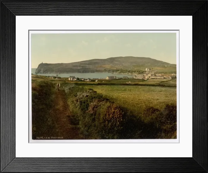 Framed Print : Port Erin, general view, Isle of Man, England Framed Print : Port Erin, general view, Isle of Man, England