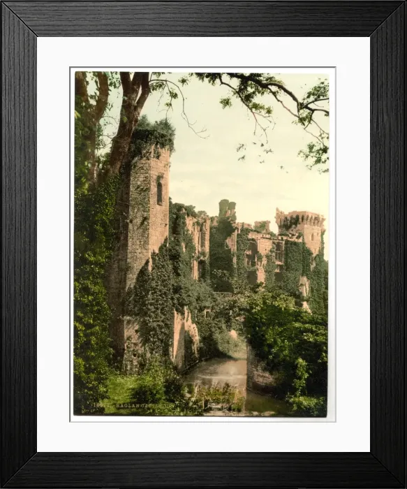 Framed Print : Raglan Castle, III. England Framed Print : Raglan Castle, III. England
